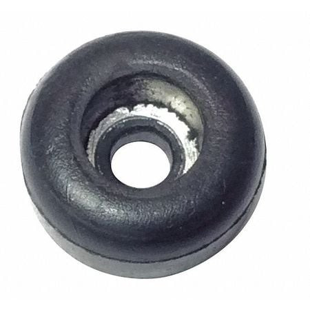 ACCURATE MFD PRODUCTS 1308W-017D BUMPER 1/2 IN. BLACK RUBBER PK50