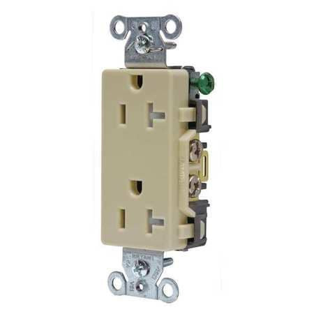 BRYANT DRS20ITR RECEPTACLE IVORY DECORATOR RECEPTACLES