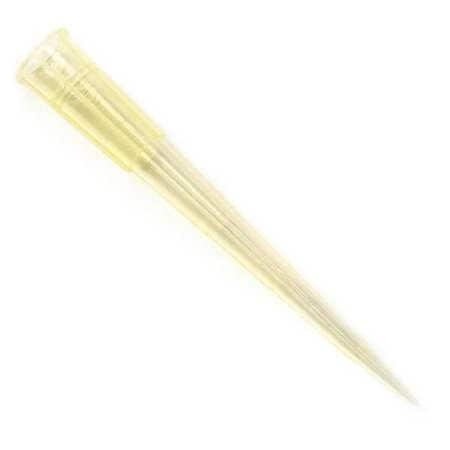GLOBE SCIENTIFIC 151150Y PIPETTE TIP,0.1 TO 200UL,BULK,PK1000