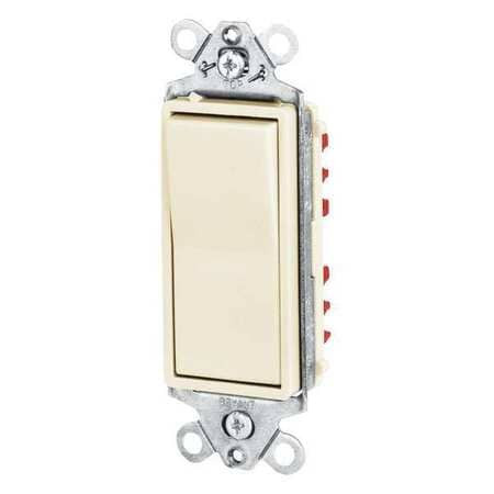 BRYANT 9901I WALL SWITCH 20A IVORY 1-POLE TYPE ROCKER