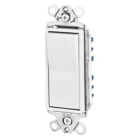 BRYANT 9803W WALL SWITCH 15A WHITE 3-WAY TYPE ROCKER