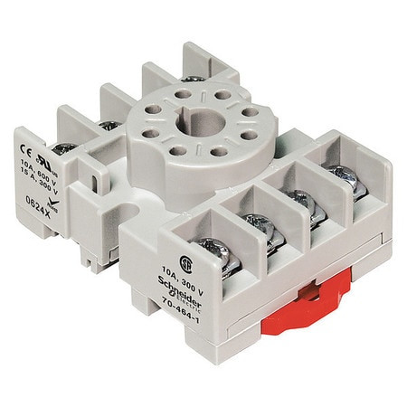 SCHNEIDER ELECTRIC 70-464-1 RELAY SOCKET STANDRD OCTAL 8 PIN 2.12 L