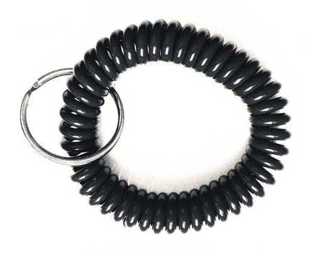 BATTALION 25PA24 WRIST COIL KEY RING BLACK PK10