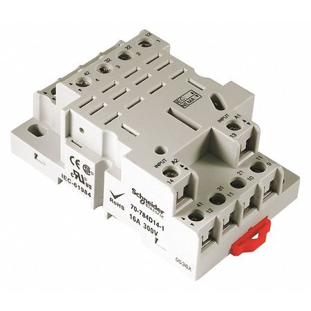 SCHNEIDER ELECTRIC 70-784D14-1 RLAY SCKET FINGER SAFE SQUARE 14 PIN 16A