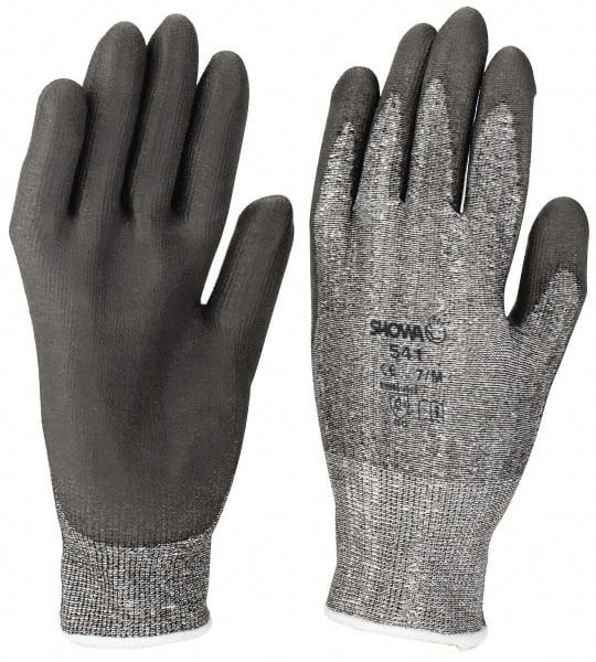 SHOWA BEST GLOVE, INC 541-L COATED GLOVES,GRAY,L,PR