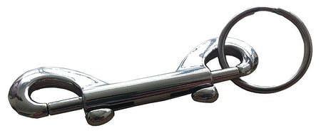 BATTALION 25PA12 BOLT SNAP KEY HOLDER W/ SPLIT RINGS