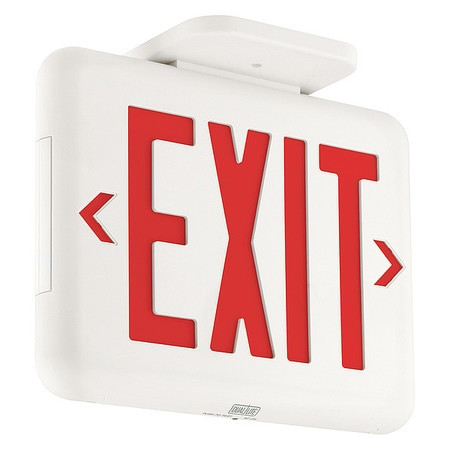 HUBBELL EVEURWE EXIT SIGN WITH BATTERY BACKUP 2.01W