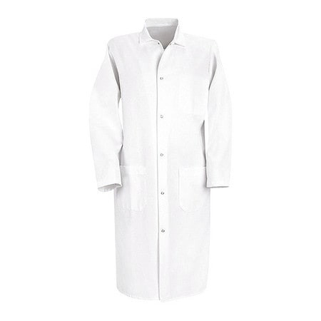 RED KAP 4004WH RG XL 400TGIPWHT MNS WH L/S BUTCHER COAT