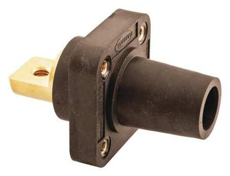 HUBBELL HBLFRBBN RECEPTACLE BRWN FEMALE TAPER NOSE