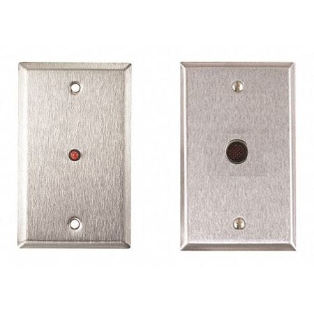 ALARM CONTROLS RP-28L WALL PLATE SINGLE GANG STAINLESS STEEL