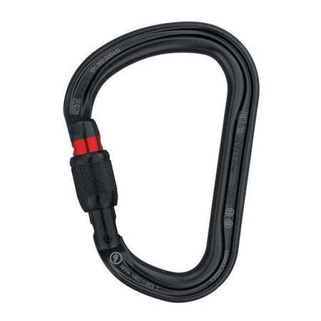 PETZL M36A SLN CARABINER BLACK SCREW-LOCK TYPE