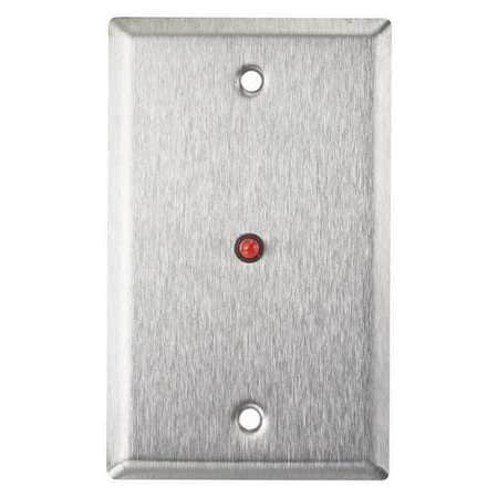 ALARM CONTROLS RP-28 WALL PLATE SINGLE GANG STAINLESS STEEL