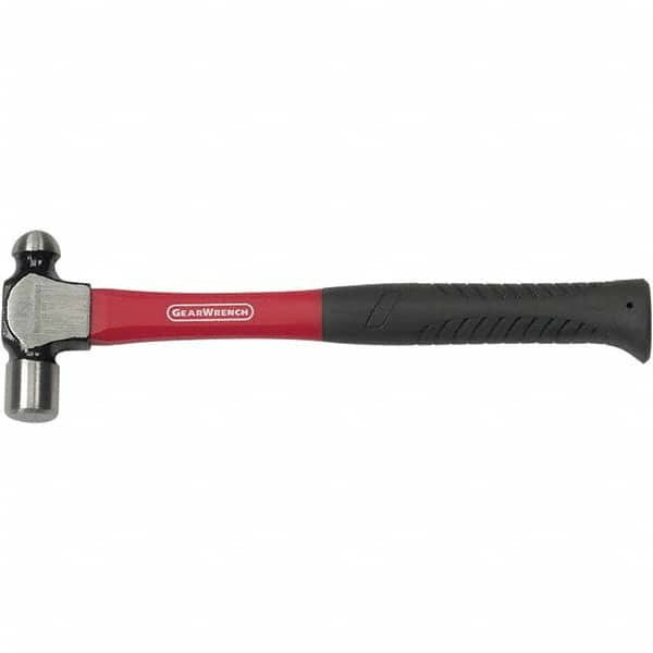 GEARWRENCH 82250 8 OZ. BALL PEIN HAMMER WITH FIBERGLASS H