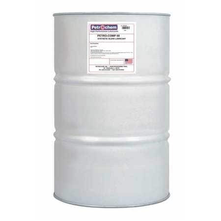 PETROCHEM PETRO-COMP 68-055 COMPRESSOR OIL 55 GAL. DRUM MINERAL OIL