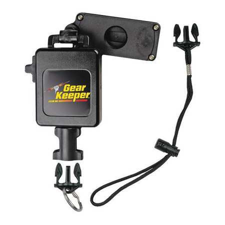 GEAR KEEPER RT3-7626 RETRACTOR 28IN L BLACK 1-5/8LB BELT CLIP