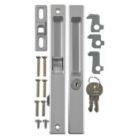 WRIGHT TOOL VK1195 KEYED FLUSH MOUNT PATIO DOOR LATCH, ALUM