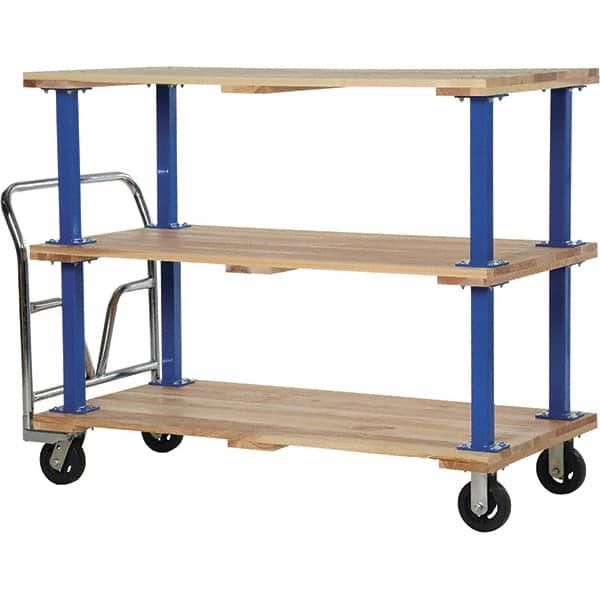 VESTIL VHPT/TD-3060 1,600 LB CAPACITY HARDWOOD PLATFORM TRUC