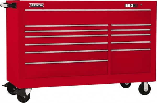 PROTO J556646-12RD WRKSTATION 66 IN 12 DWRGL RED