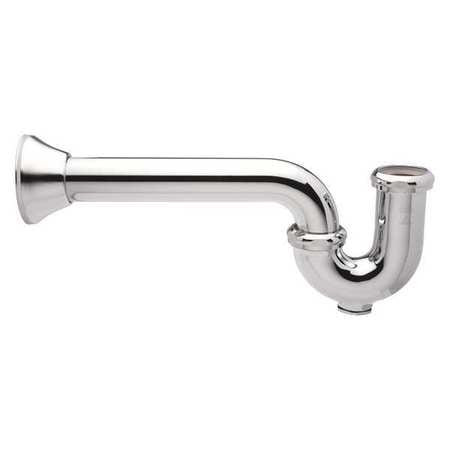 ZURN INDUSTRIES Z8702-9BD-PC P-TRAP CHROME 1-1/2 IN INLET/OUTLET