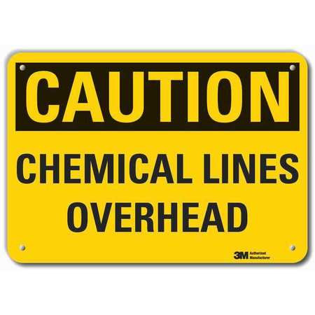 LYLE LCU3-0285-RA_14x10 CAUTION SIGN RECYCLED ALUMINUM 10 IN H