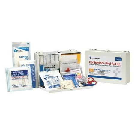 FIRST AID ONLY 90670 FIRST AID KIT 25 PEOPLE METAL 182 COMP.