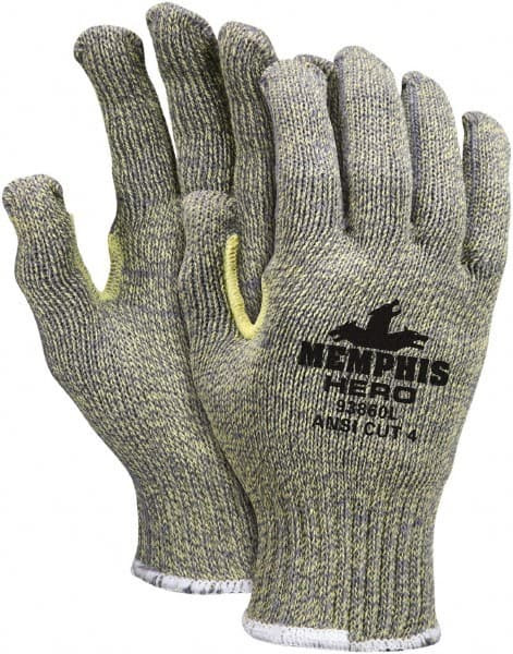 MCR SAFETY 93860M CUT RESISTANT GLOVES, KEVLAR/STEEL, MEDI