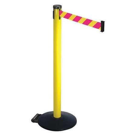 RETRACTA-BELT 305YA-MYD BARRIER POST MAGENTA/YLW BELT 2IN BELT W