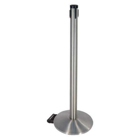RETRACTA-BELT 304SS-RCV BELT BARRIER RECEIVER POST SILVER 40IN H