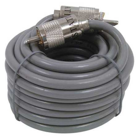 ASTATIC 46471180 COAXIAL CABLE,W/PL259 CONNECTOR,18FT.