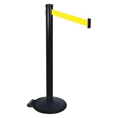 RETRACTA-BELT 305BA-FY BARRIER POST 2 IN BELT W 10 FT BELT L