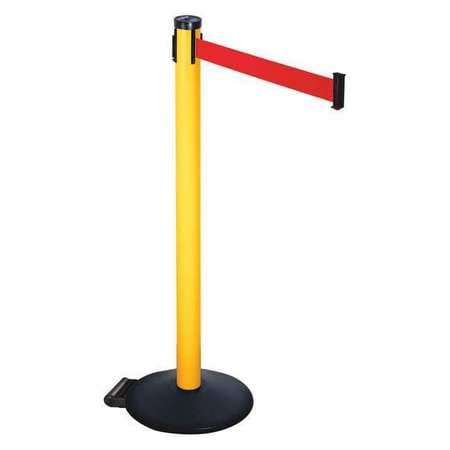 RETRACTA-BELT 305PYW-RD BARRIER POST RED BELT 2 IN BELT W