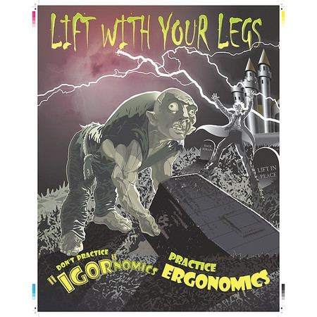 MANCOMM 31P-005-EL SAFETY POSTER 21 H 27 W