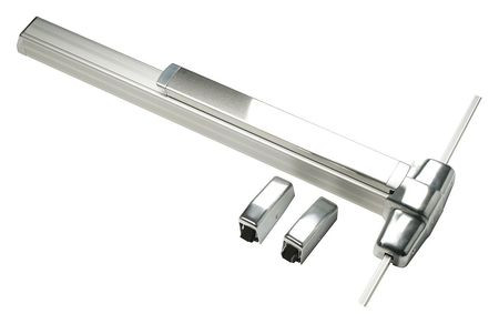 VON DUPRIN 9927EO-F 4 US28 GRADE 1 SURFACE VERTICAL ROD EXIT BAR, W