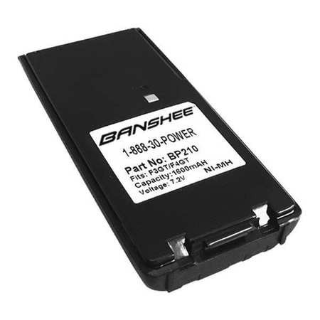 BANSHEE QIB210 BATTERY PACK FITS MODEL BP210 ICOM BRAND
