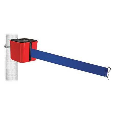 RETRACTA-BELT WH412RD15-BL-HC BELT BARRIER HOSE CLAMP MOUNT BLUE BELT