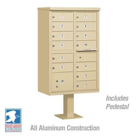 SALSBURY INDUSTRIES 3313SAN-U CLUSTER BOX UNIT SANDSTONE 14 DOORS
