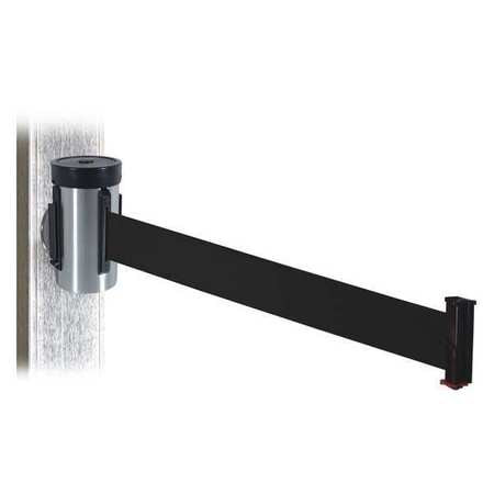 RETRACTA-BELT WH700SS-BK-MM BELT BARRIER SATIN SS BLACK BELT 10FT. L