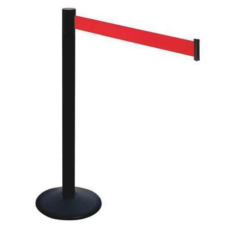RETRACTA-BELT 331PSB-RD BARRIER POST PVC POST RED BELT W/BASE