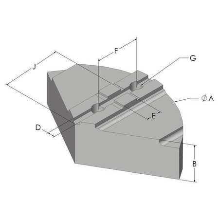 ABBOTT RUBBER COMPANY, TG18MDP1 18" & UP CHUCK CAPACITY, TONGUE & GROOVE
