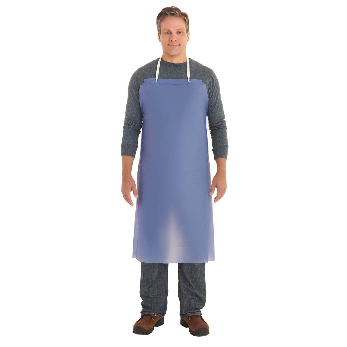ANSELL 56-009-47 BIB APRON BLUE 47 IN L