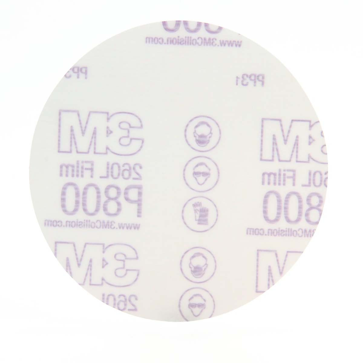 3M 60010023715 PSA SANDING DISC,POLY,5IN,P800G,PK400
