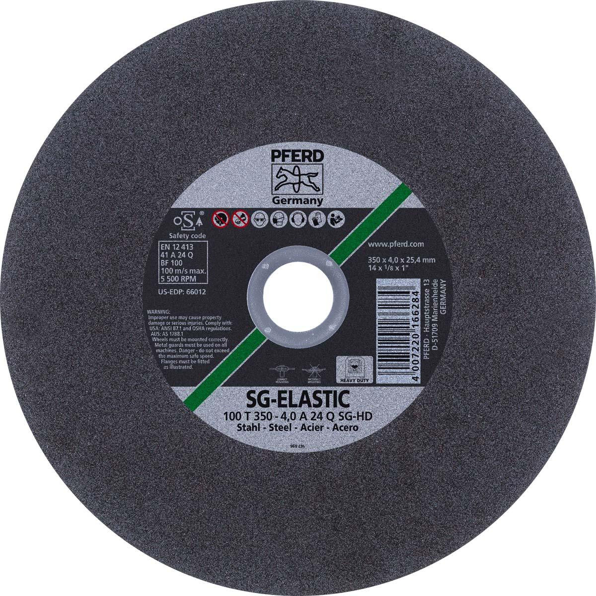 PFERD 66012 CUT OFF WHEEL,HVY DUTY,14"X1/8"X1"