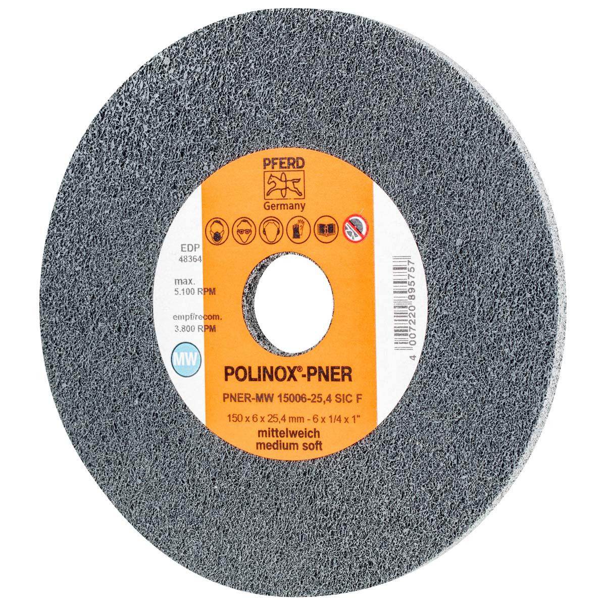 PFERD 48364 UNITIZED WHEEL,3SF,6"X1/4"X1"