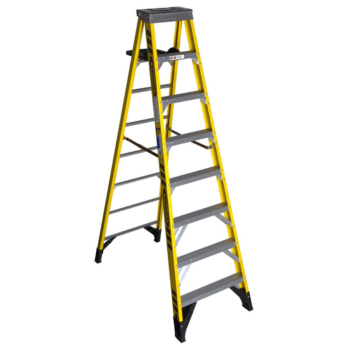 WERNER CO 7308S 8' FG STP LDR/SHELF IAA