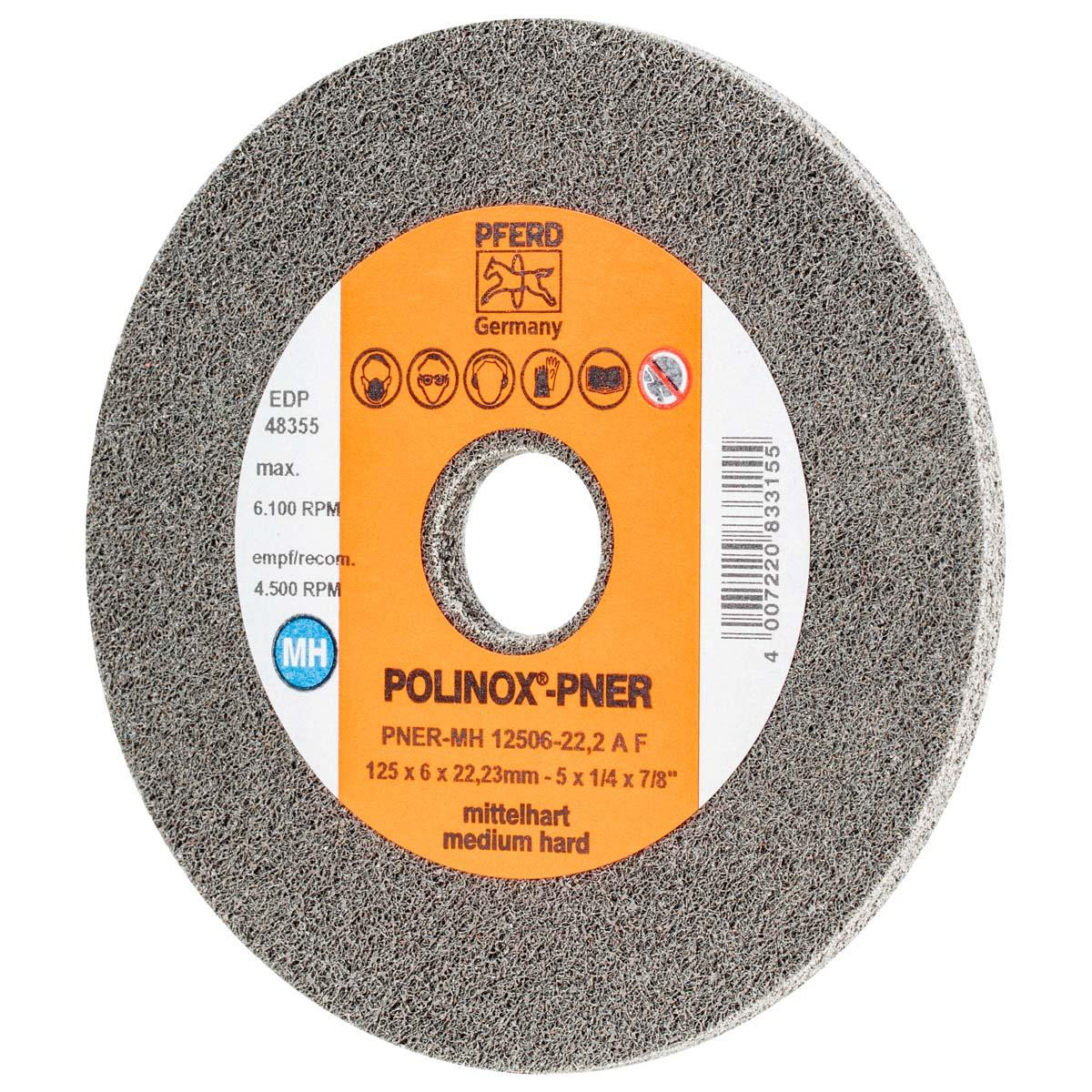 PFERD 48355 UNITIZED WHEEL,6AF,5"X1/4"X7/8"