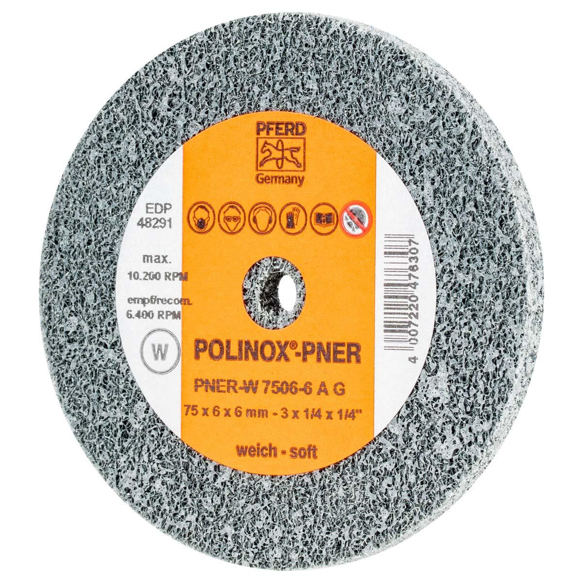 PFERD 48291 UNITIZED WHEEL,2AM,3"X1/4"X1/4"