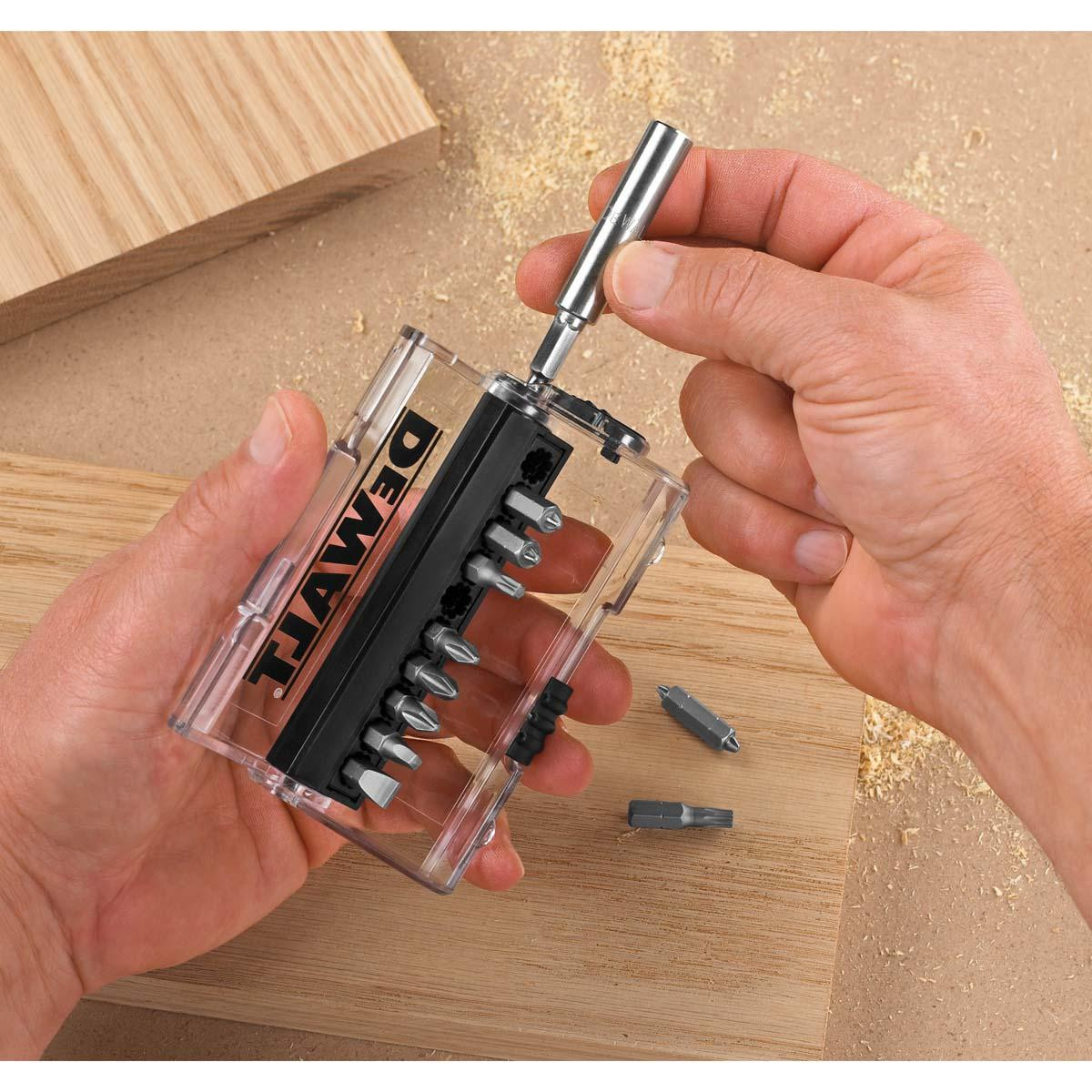 DEWALT TOOLS DW2099CS 14PC DRIVE GUIDE & HOLDER SET - 16TIPS