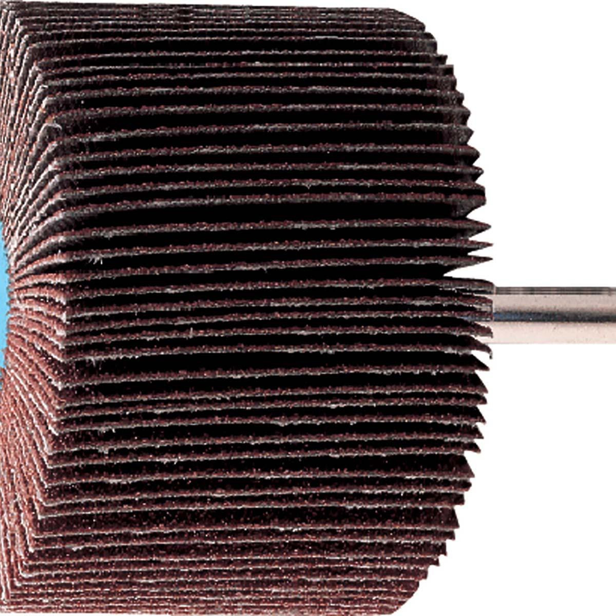 PFERD 45237 FLAP WHEEL,320 GRIT,1-1/2"X1"X1/4"