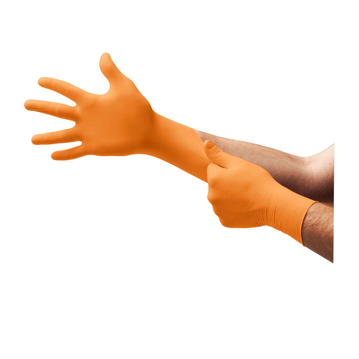 ANSELL N483 DISPOSABLE GLOVES,NITRILE,L,PK100