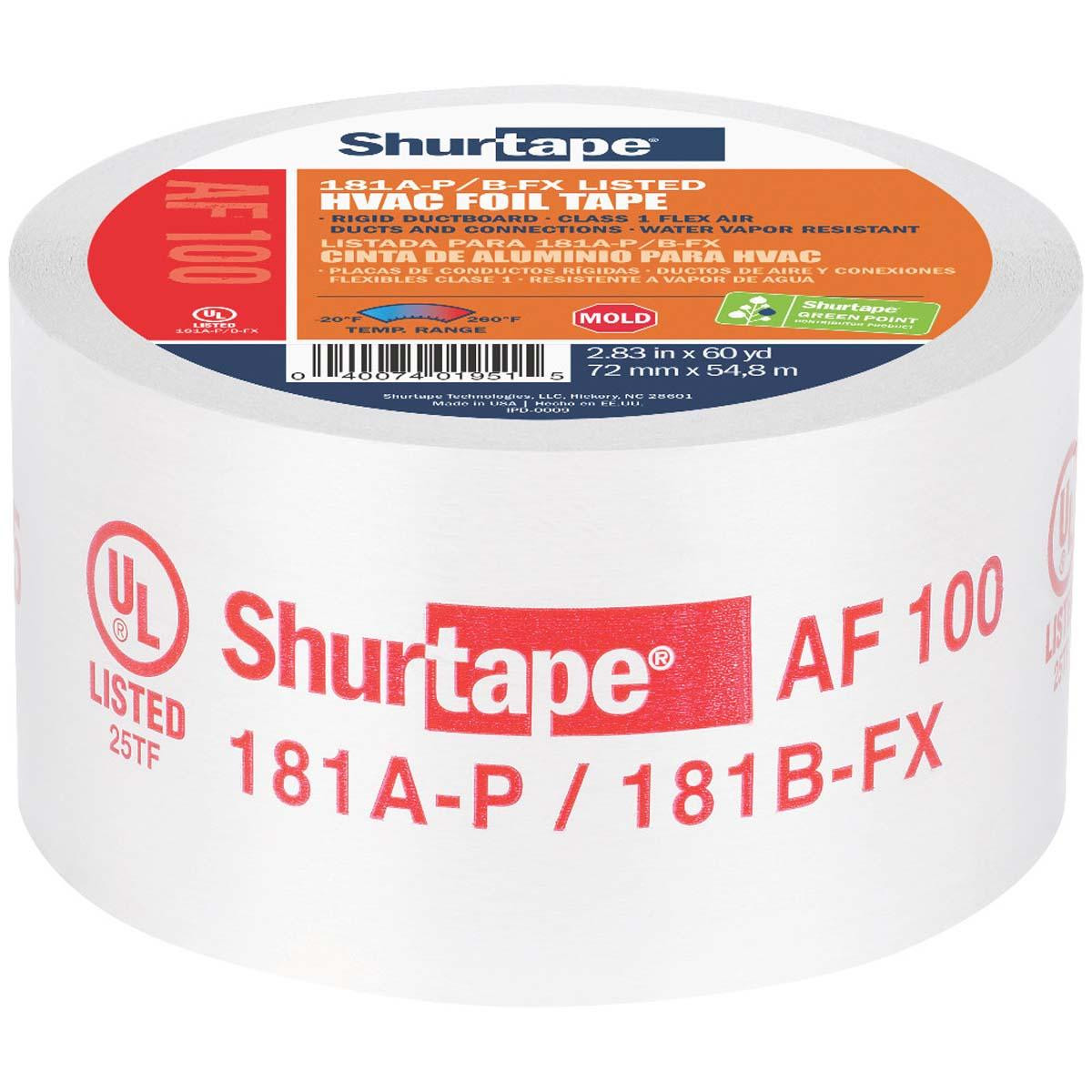 SHURTECH BRANDS 216478 AF 100 SIL-72MM X 55M-H/A